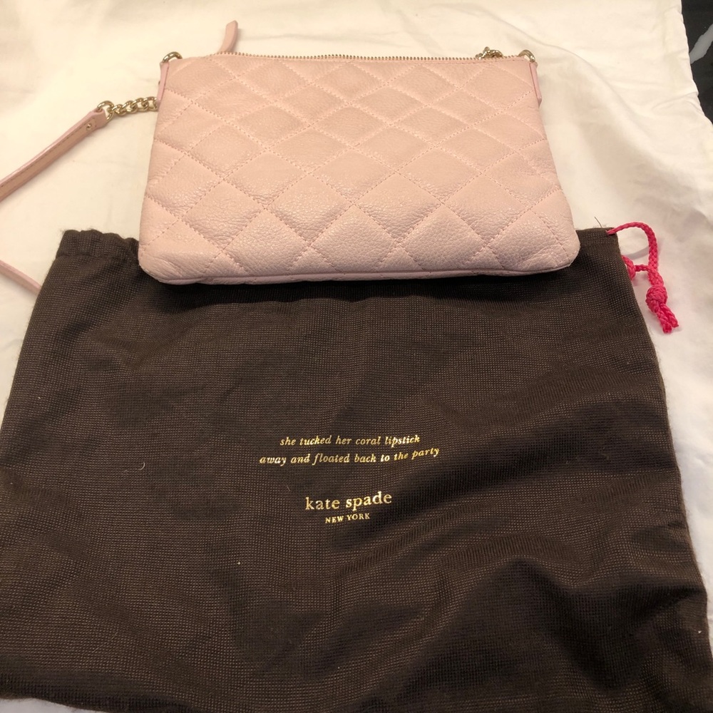 Kate spade shoulder bag pink hardly worn therefore excellent condition - Picture 5 of 11
